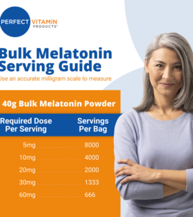 Melatonin Pure – 40g Bulk Powder (1.41oz)