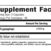 L-Tryptophan  120 - Count Capsules - Image 2